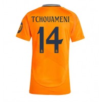 Maglia Calcio Real Madrid Aurelien Tchouameni #14 Seconda Divisa Donna 2024-25 Manica Corta